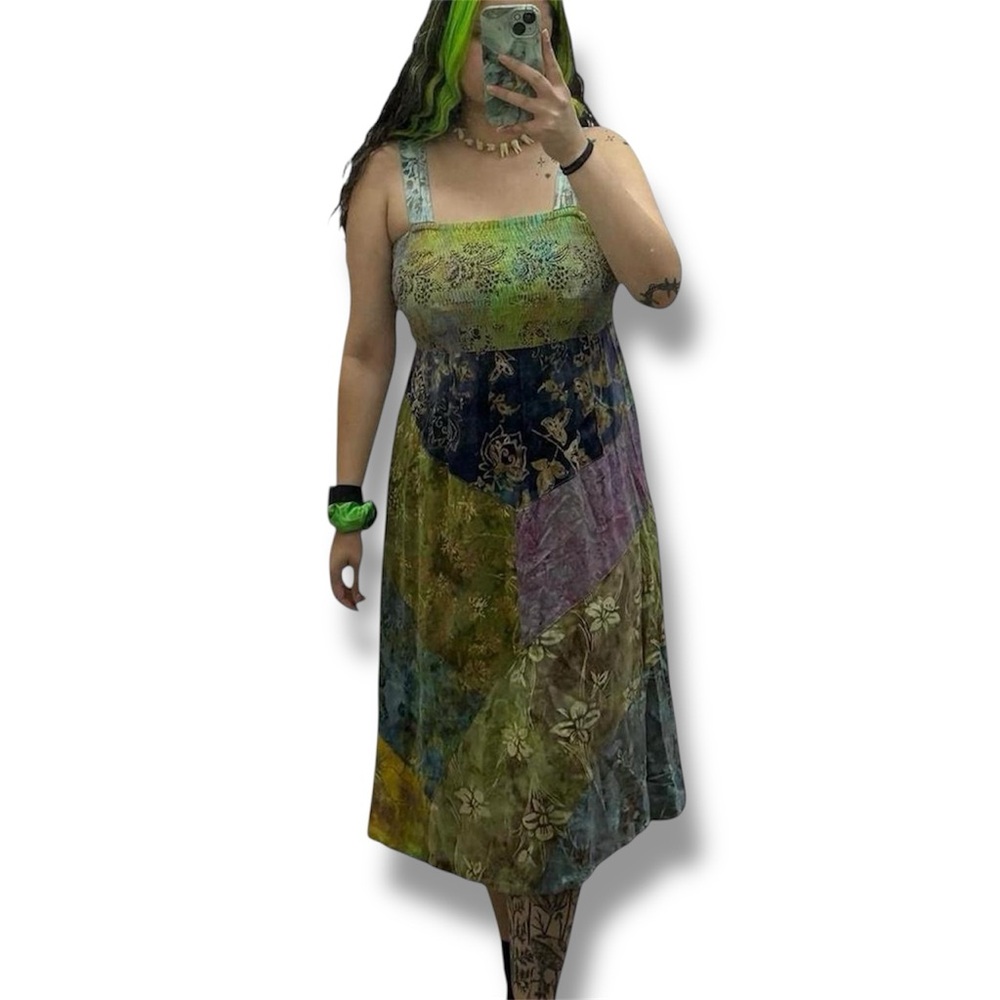Boho patchwork dress - Picture 3 of 3